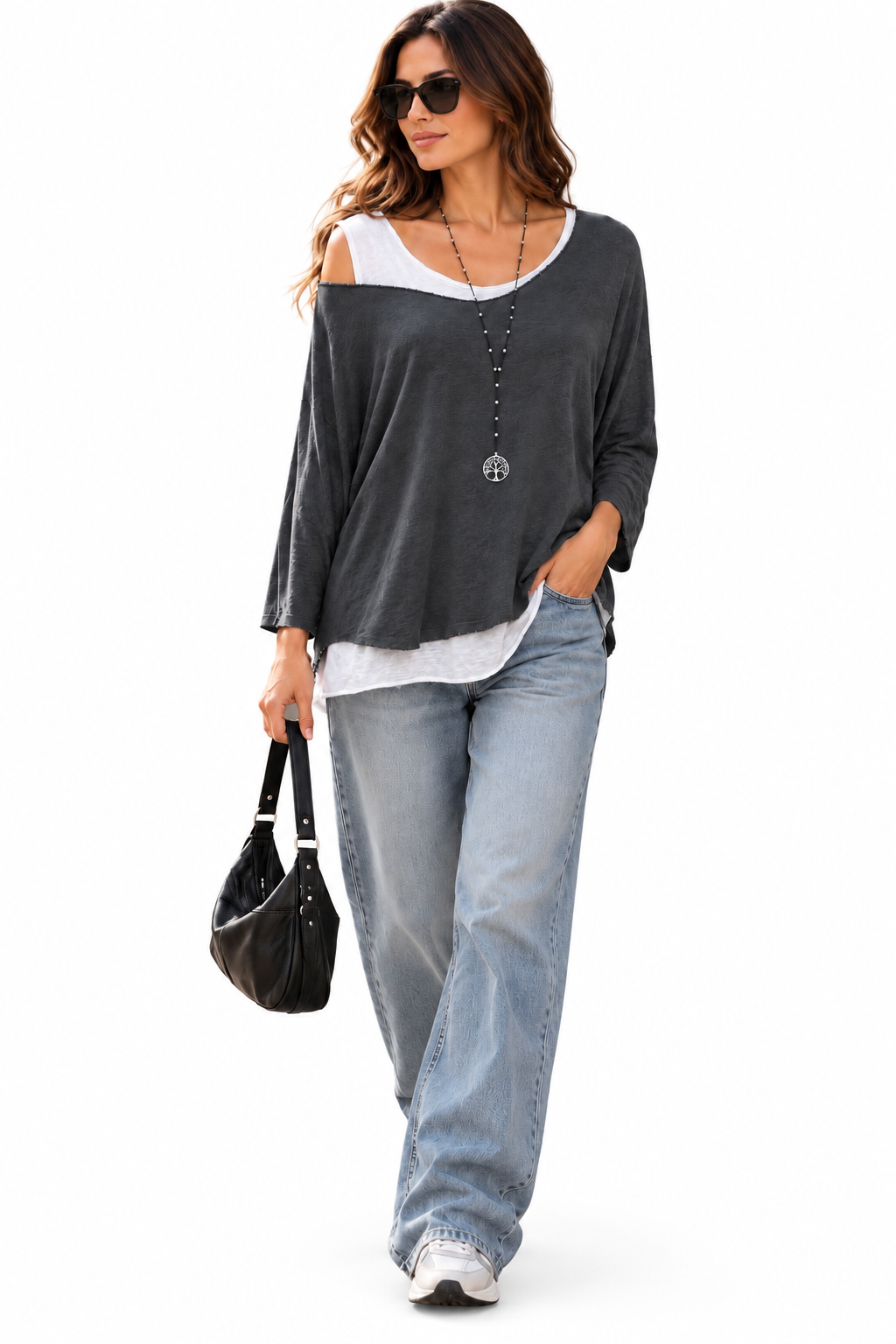 Two Piece Italian Modal Sweater