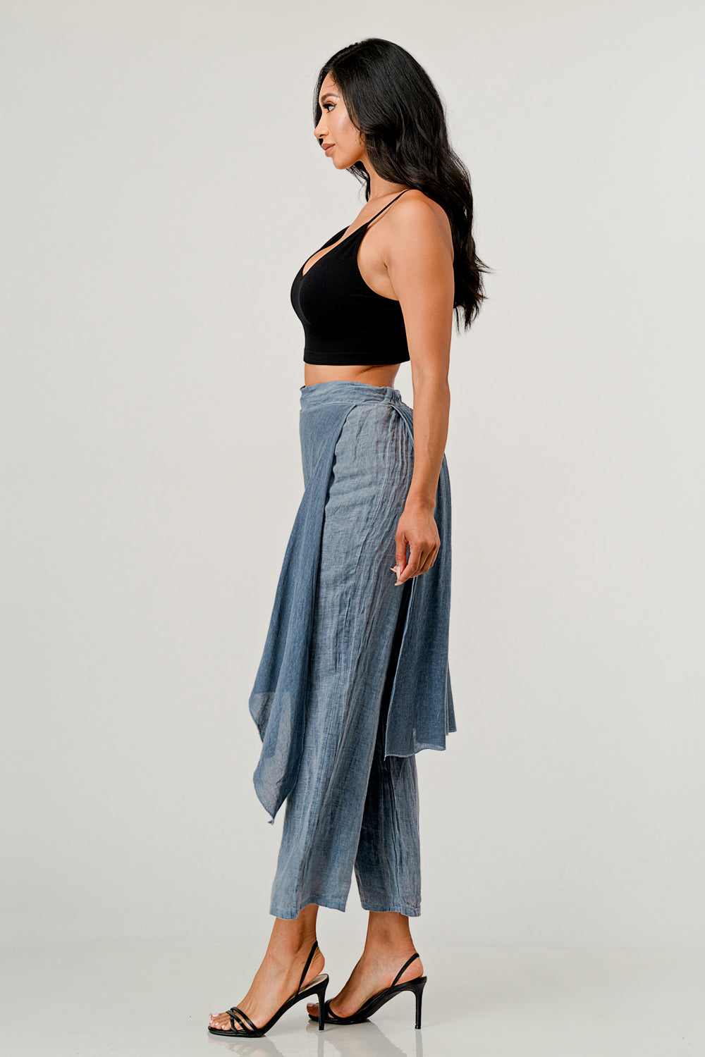 Raw Moda Linen Layered Minna Pants Bottom Raw Moda   