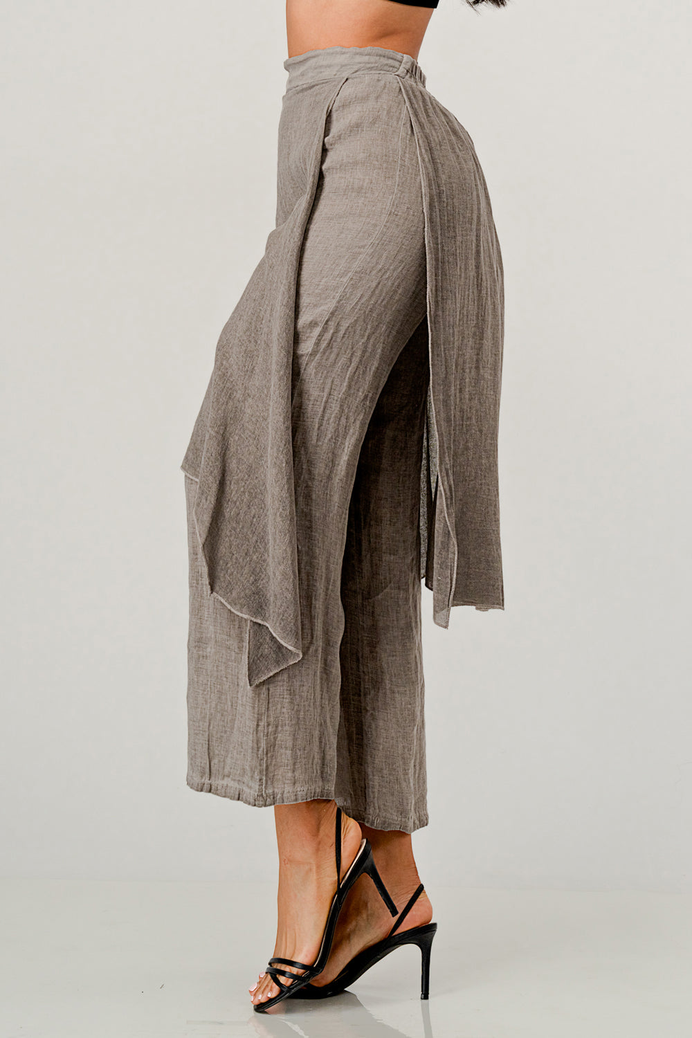Raw Moda Linen Layered Minna Pants Bottom Raw Moda   