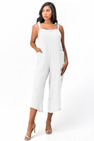 Raw Moda Sides Adjustable Linen Romper