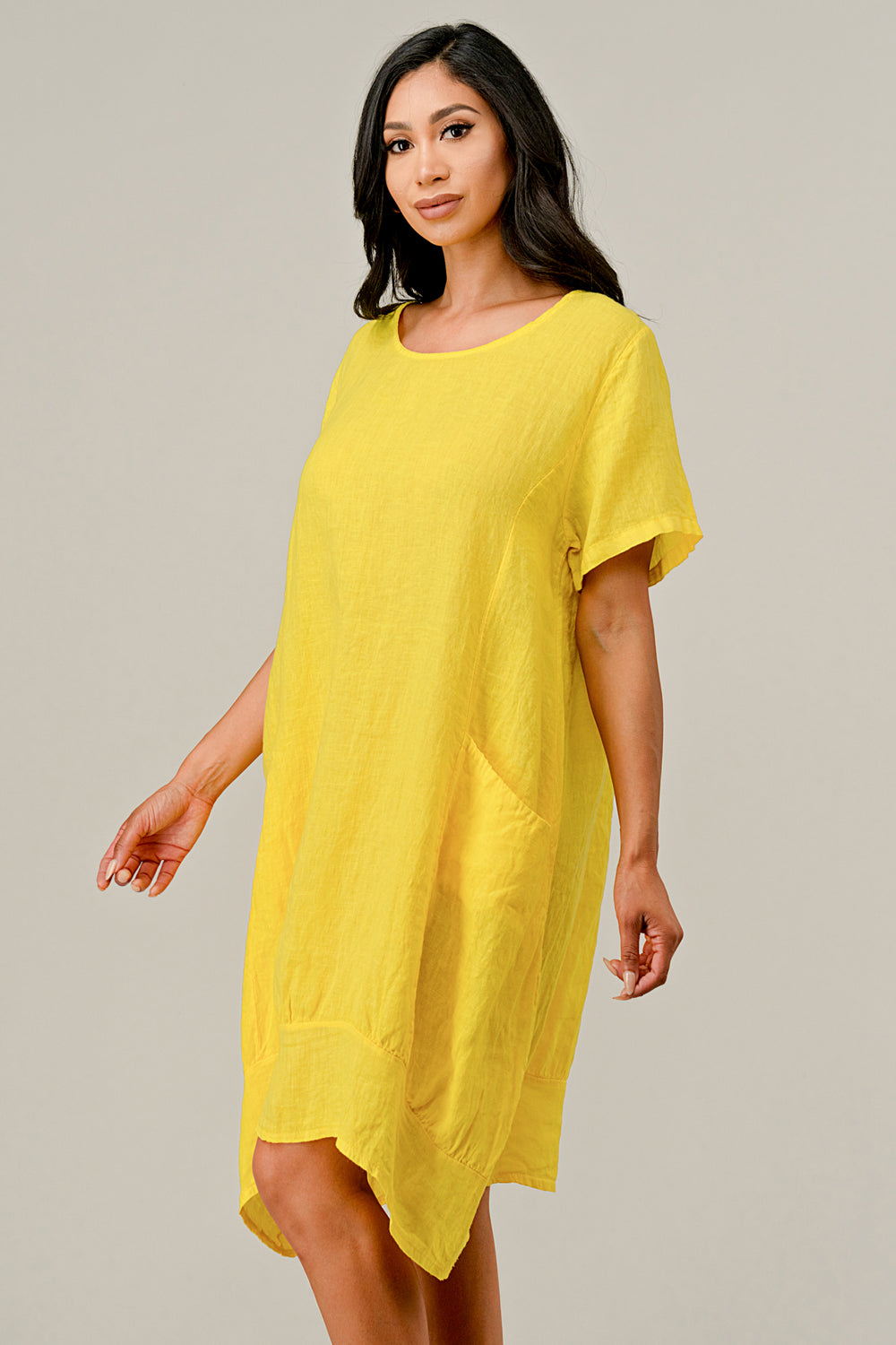 Raw Moda Short Perin Linen Dress Dress Raw Moda   
