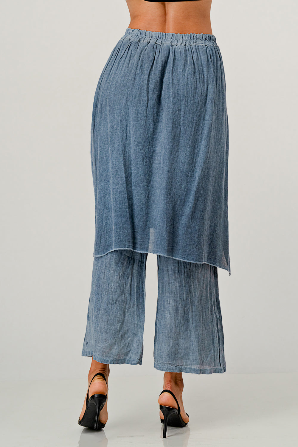 Raw Moda Linen Layered Minna Pants Bottom Raw Moda   