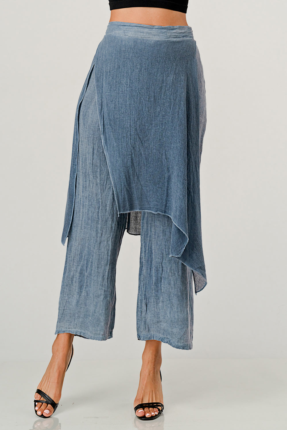 Raw Moda Linen Layered Minna Pants Bottom Raw Moda   