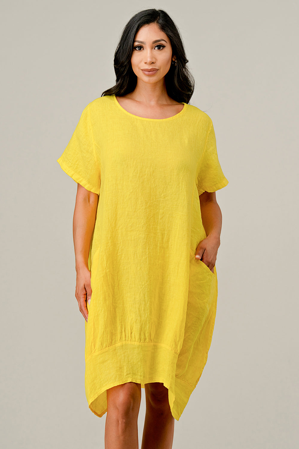 Raw Moda Short Perin Linen Dress Dress Raw Moda   