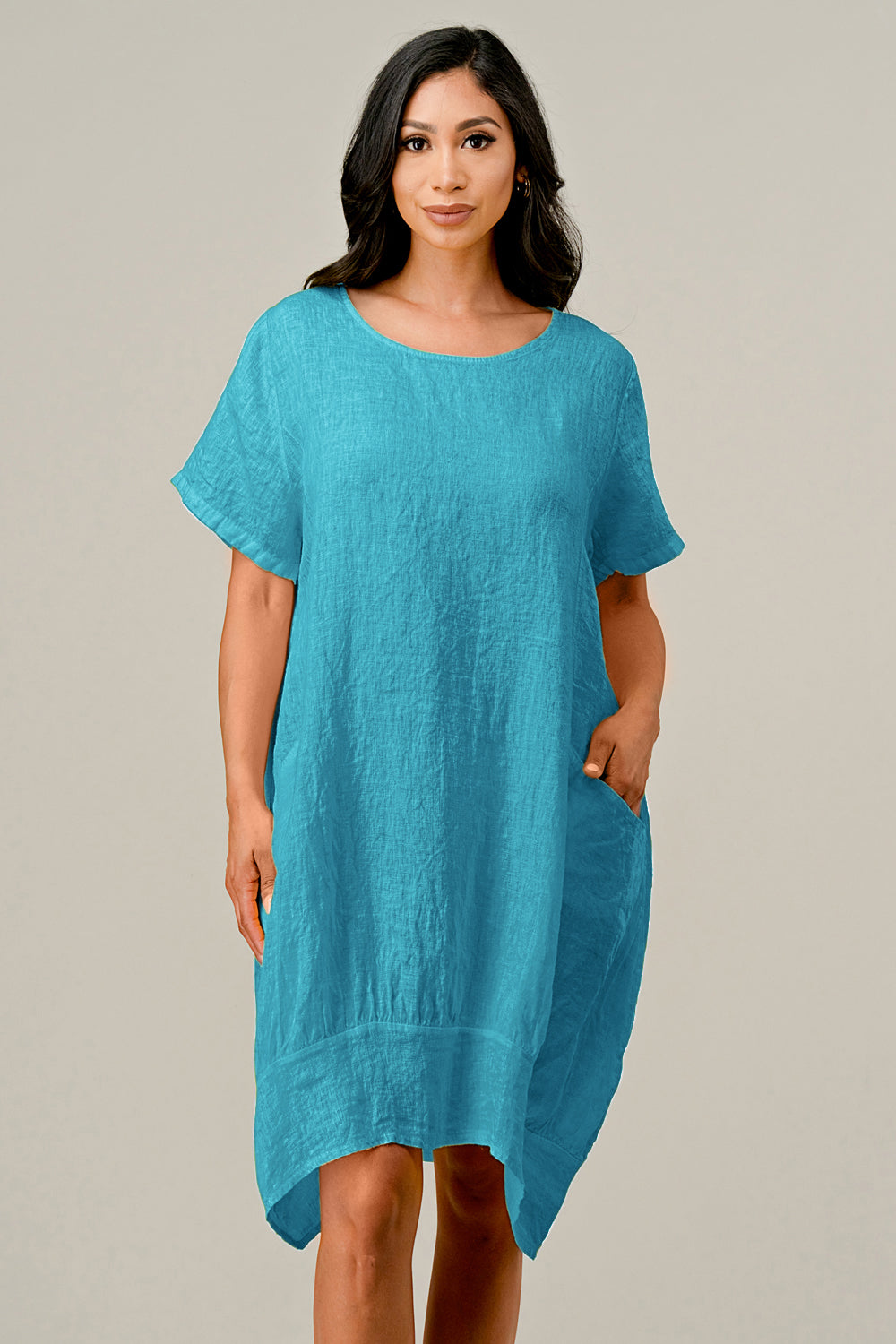 Raw Moda Short Perin Linen Dress Dress Raw Moda   