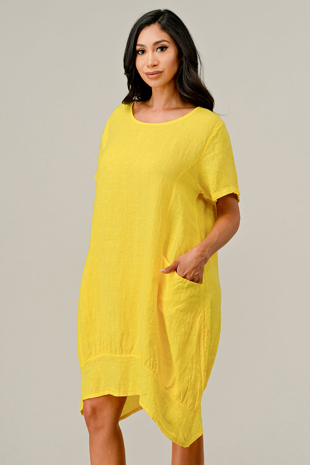 Raw Moda Short Perin Linen Dress Dress Raw Moda   
