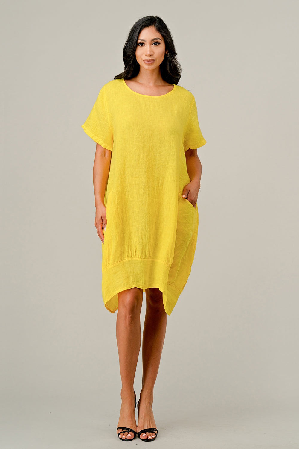 Raw Moda Short Perin Linen Dress Dress Raw Moda   