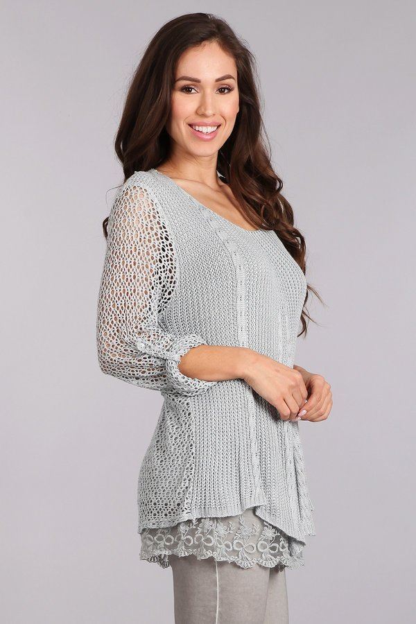 Raw Moda Italian Blouse Top Palermo Crochet Top Raw Moda   