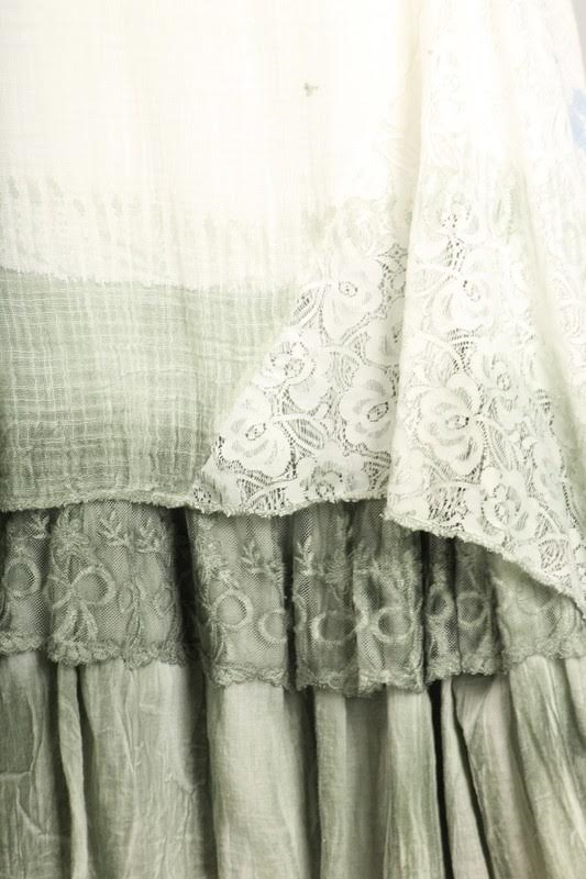 Italian Raw Moda Lace And Linen Sleeveless  Dress  Arago Dress Raw Moda   