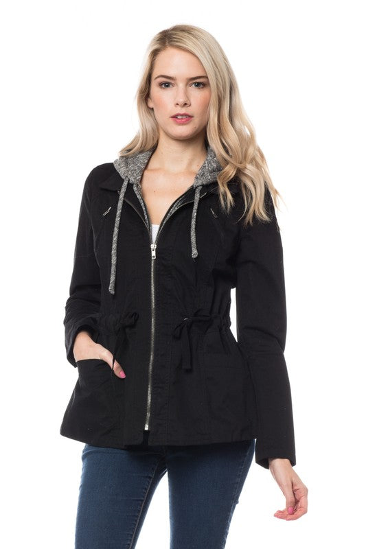 Raw Moda Jacket Sweater Top Raw Moda Small Black 