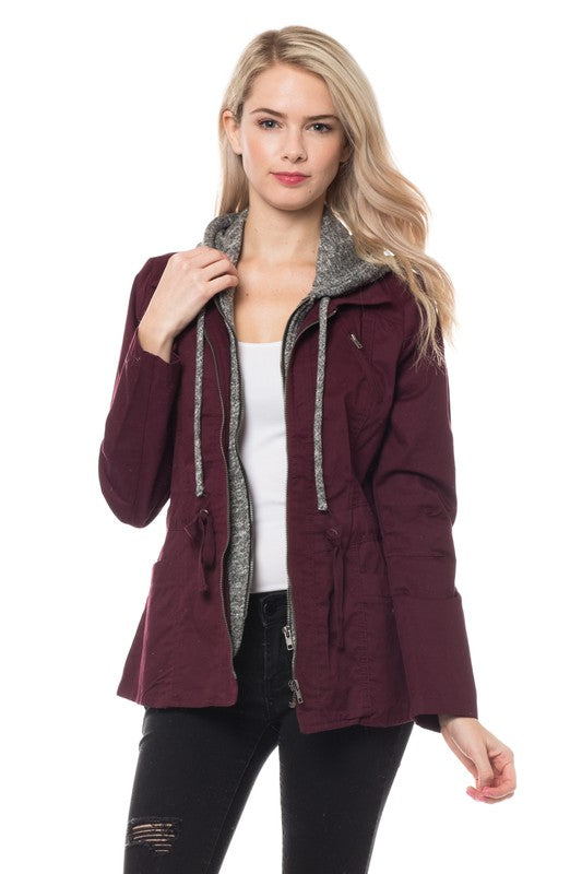 Raw Moda Jacket Sweater Top Raw Moda Small Purple 