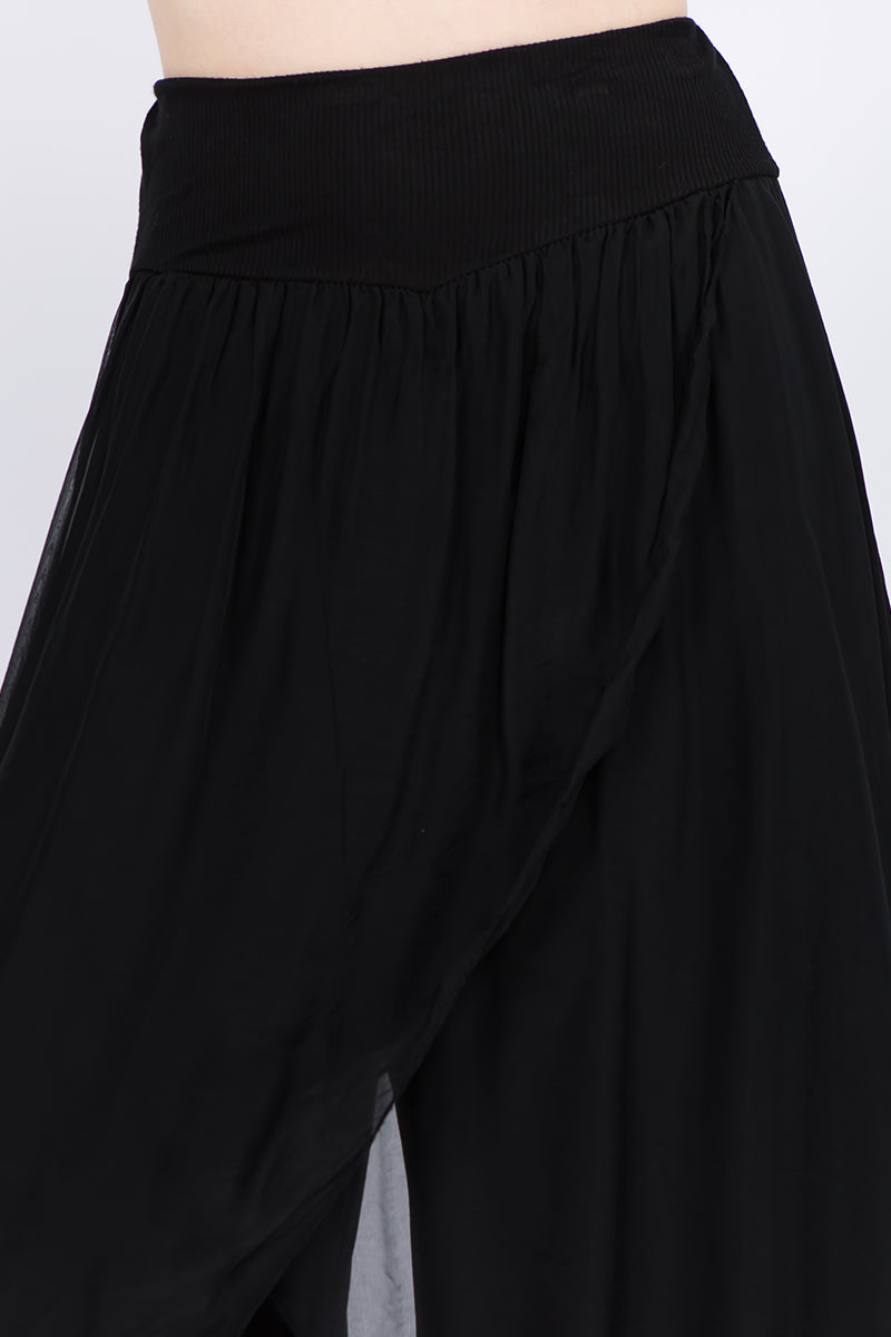 Raw Moda Silk Pants Skirt Bottom Raw Moda   
