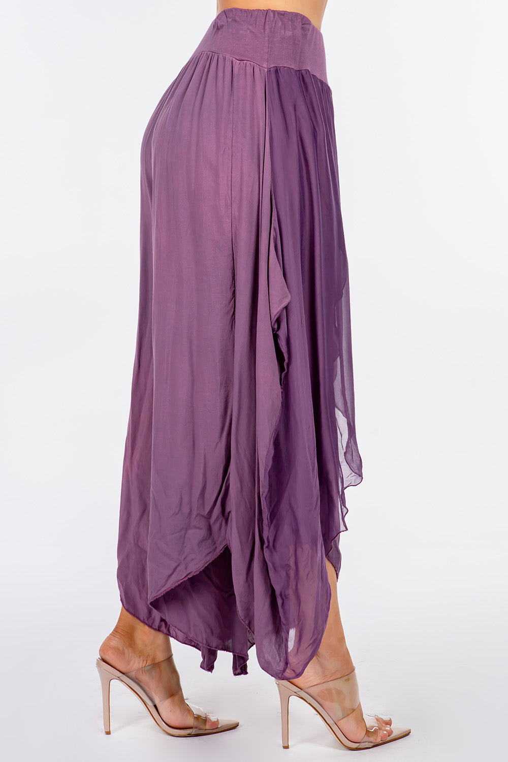 Raw Moda Silk Pants Skirt Bottom Raw Moda   