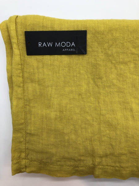 Raw Moda Italian Linen Romper Tie Back