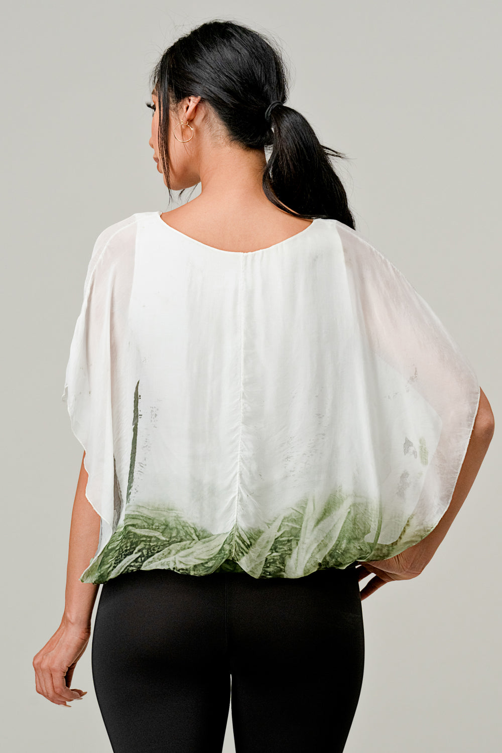 Raw Moda Tie Dye Silk Top  Raw Moda   