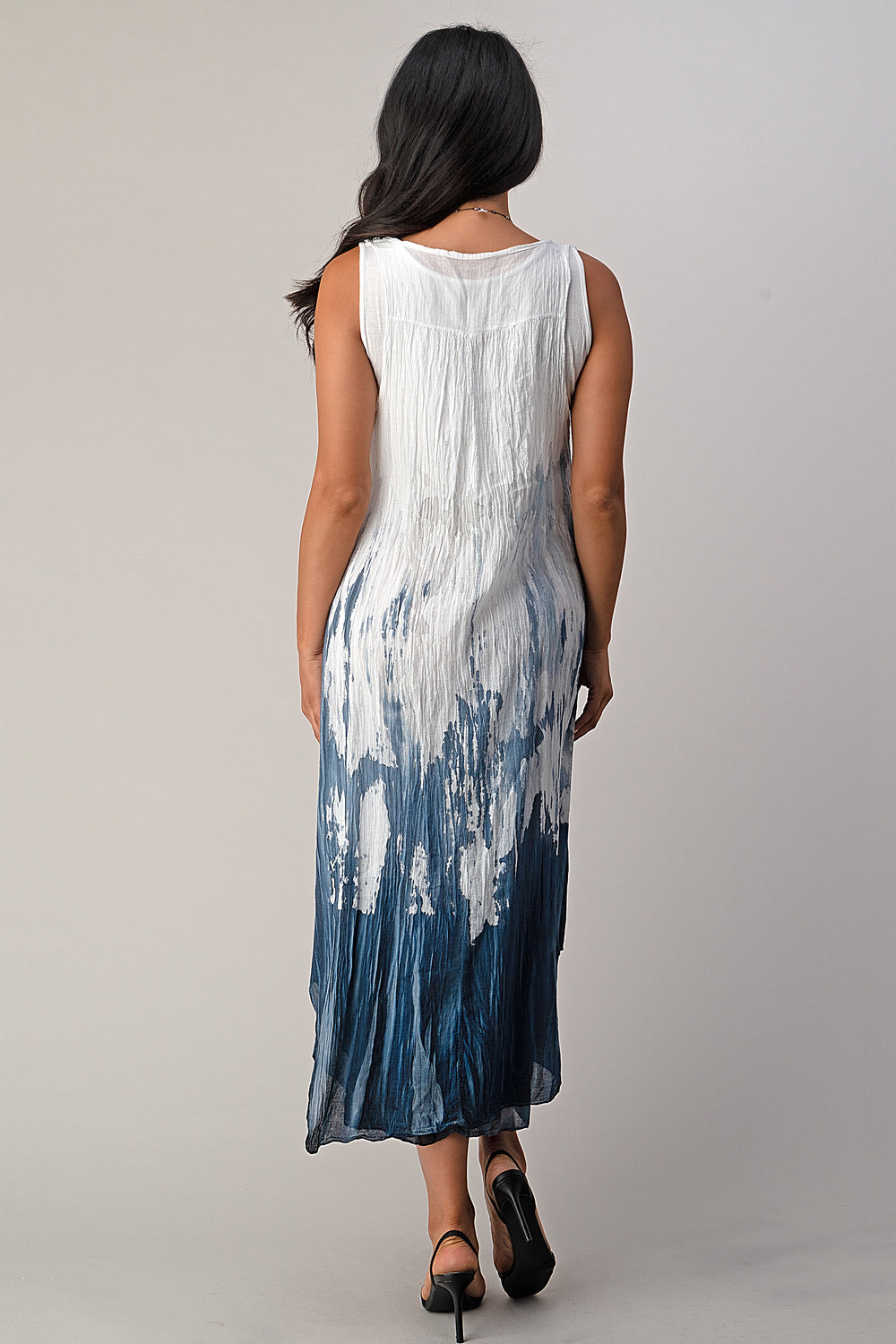 Raw Moda Cotton Tie Dye Dress Dress Raw Moda   